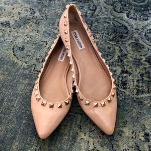 Steve Madden Lansing Studded Patent Flats